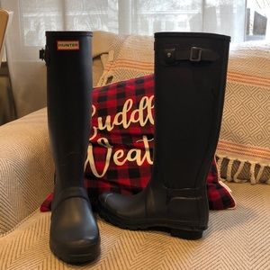 Hunter Rain Boots Navy Size 8